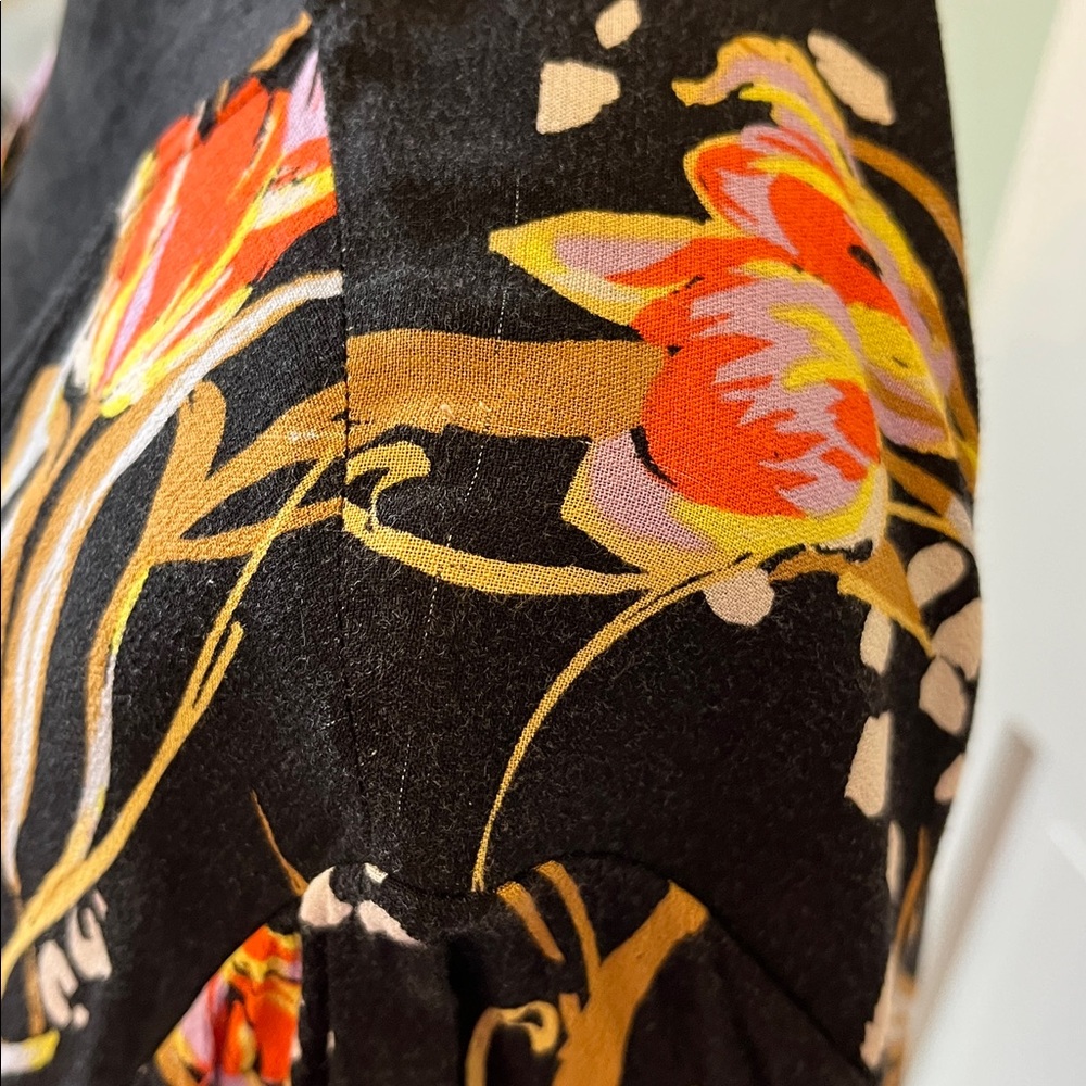 Free People Black Dress with Colorful Floral Design - Picture 8 of 8